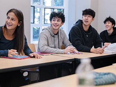 Students in class. Links to Gifts of Life Insurance